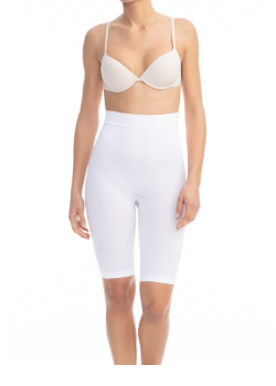 kratke leginy nad kolena  - dámske, biele