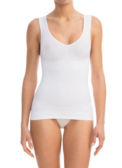 dámske sťahovacie tielko masážne biele S/M