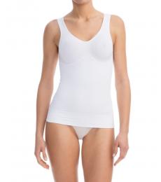 dámske sťahovacie tielko s push up podprsenkou biele S