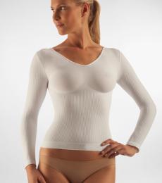 Anticelulitídne tričko / termoprádlo - biela, veľkosť S/M (32-36)