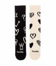Fusakle ponožky so srdieckom